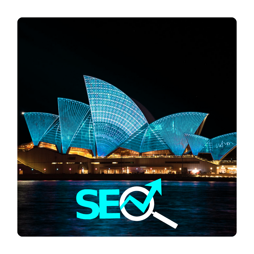 SEO Agency Sydney | SEO Agency Logo On Sydney Opera House Background